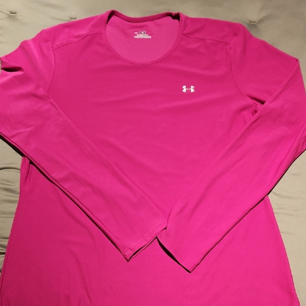 Under Armour Fuchsia Performance Top XL